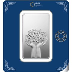 Lotus Silver Ingot - 100 gm