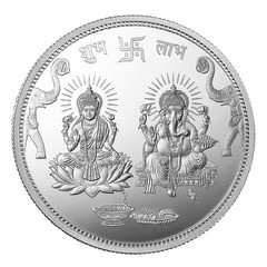 Laxmi Ganesha High Relief - 50 gm
